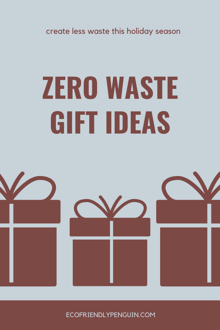 image reads Zero Waste Gifts