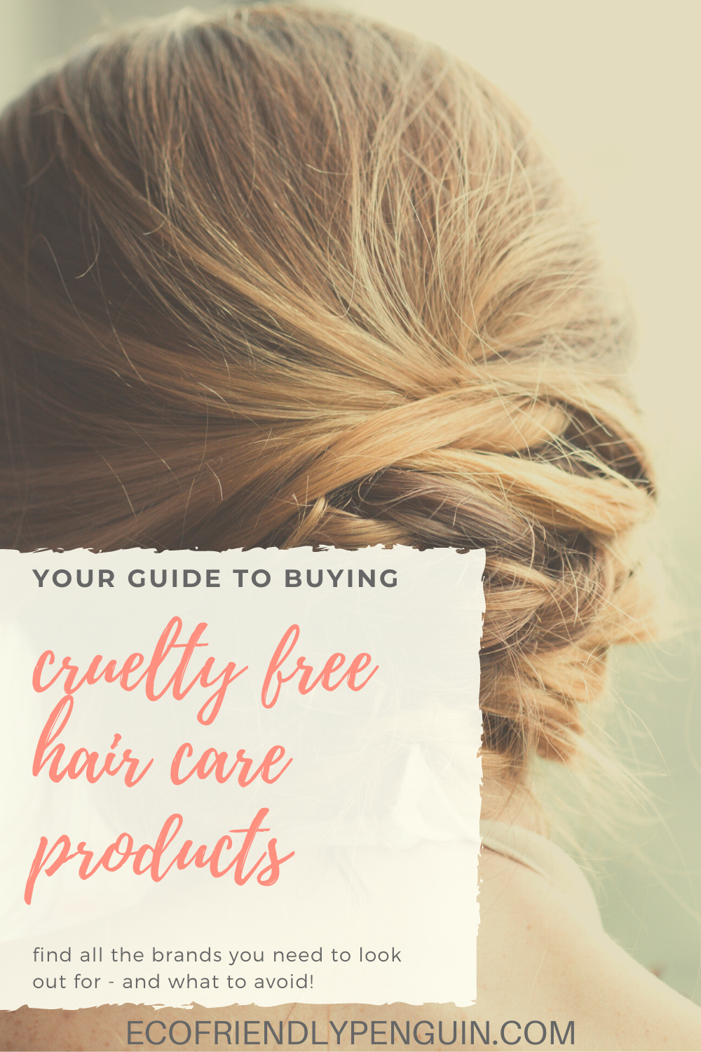 image reads cruelty free hair products